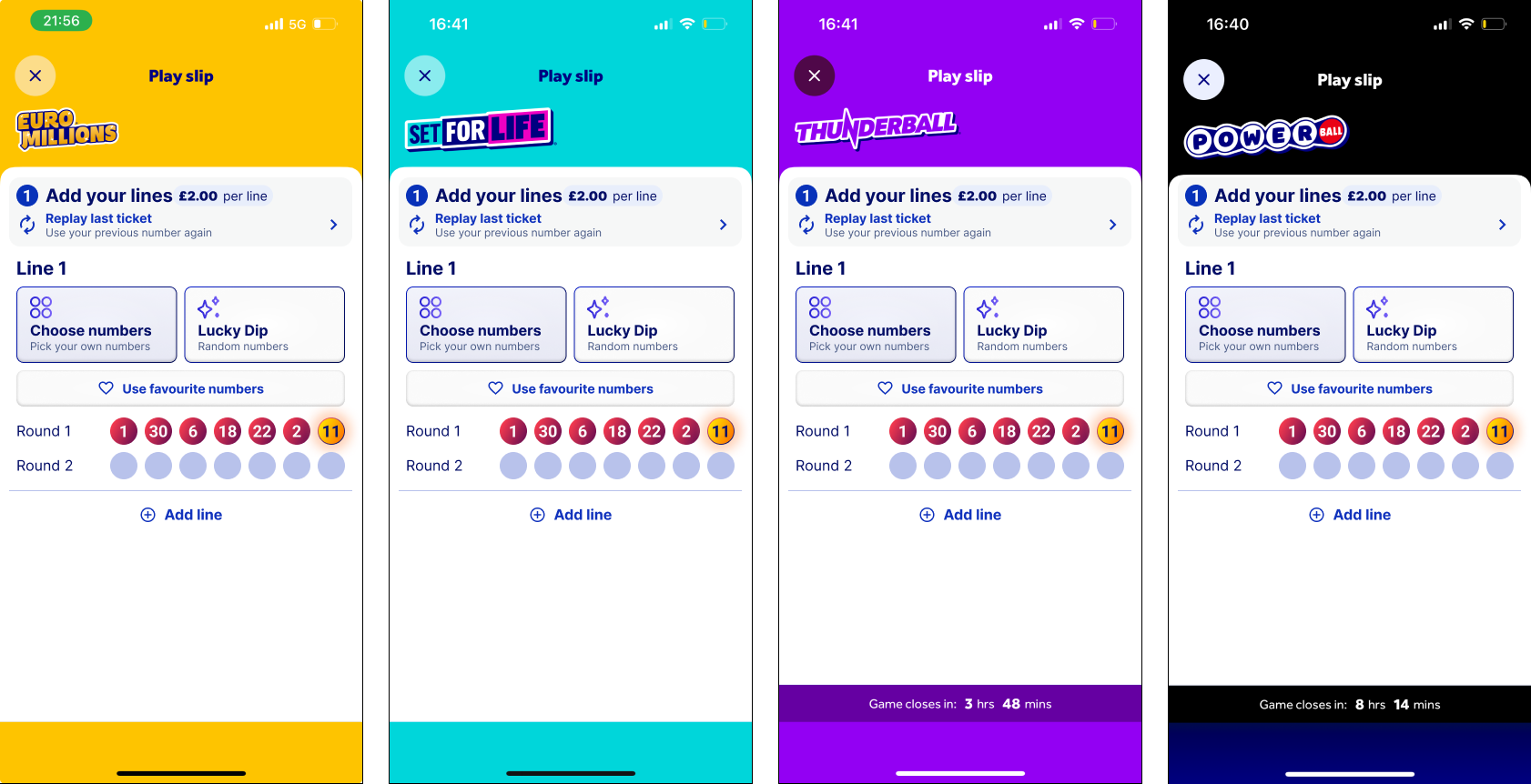 Lotto-Components-application
