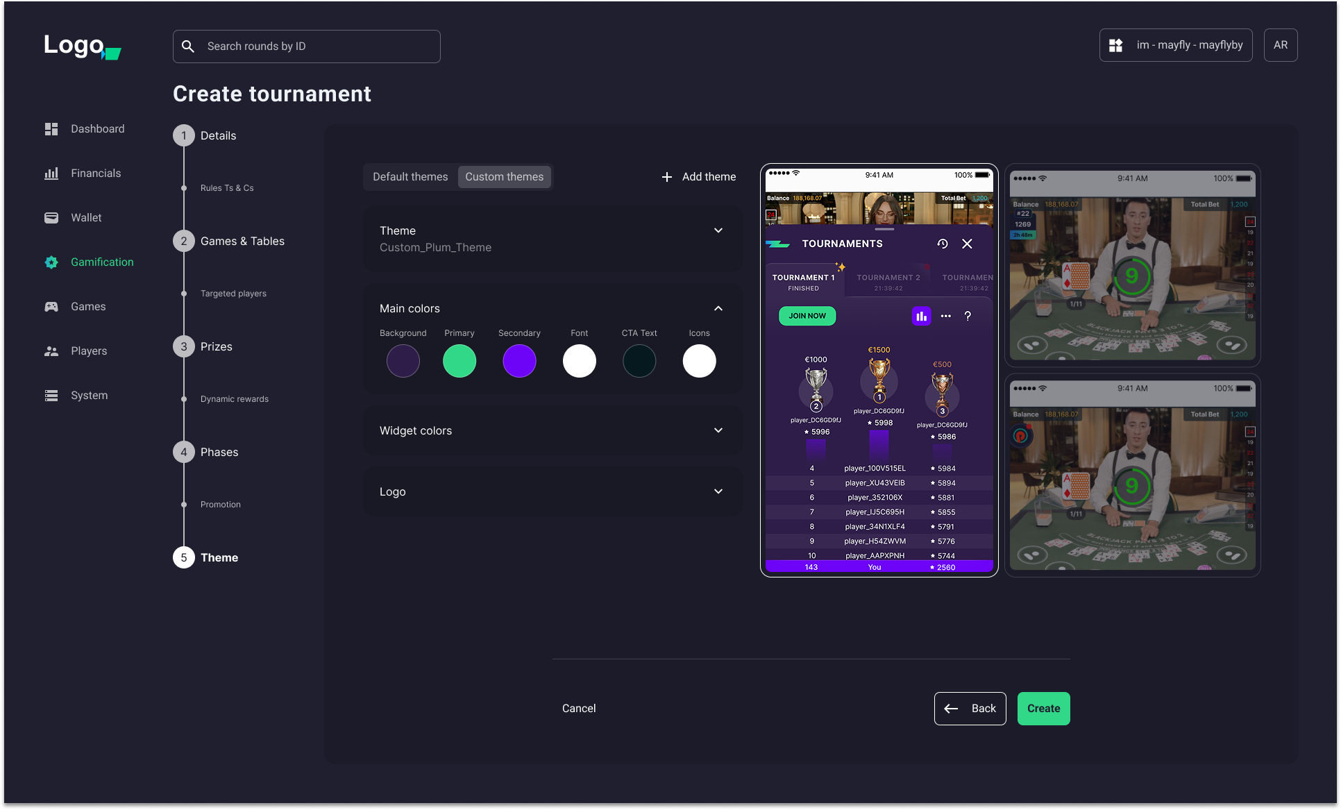 Backoffice-CMSPlatform-CustumTheme