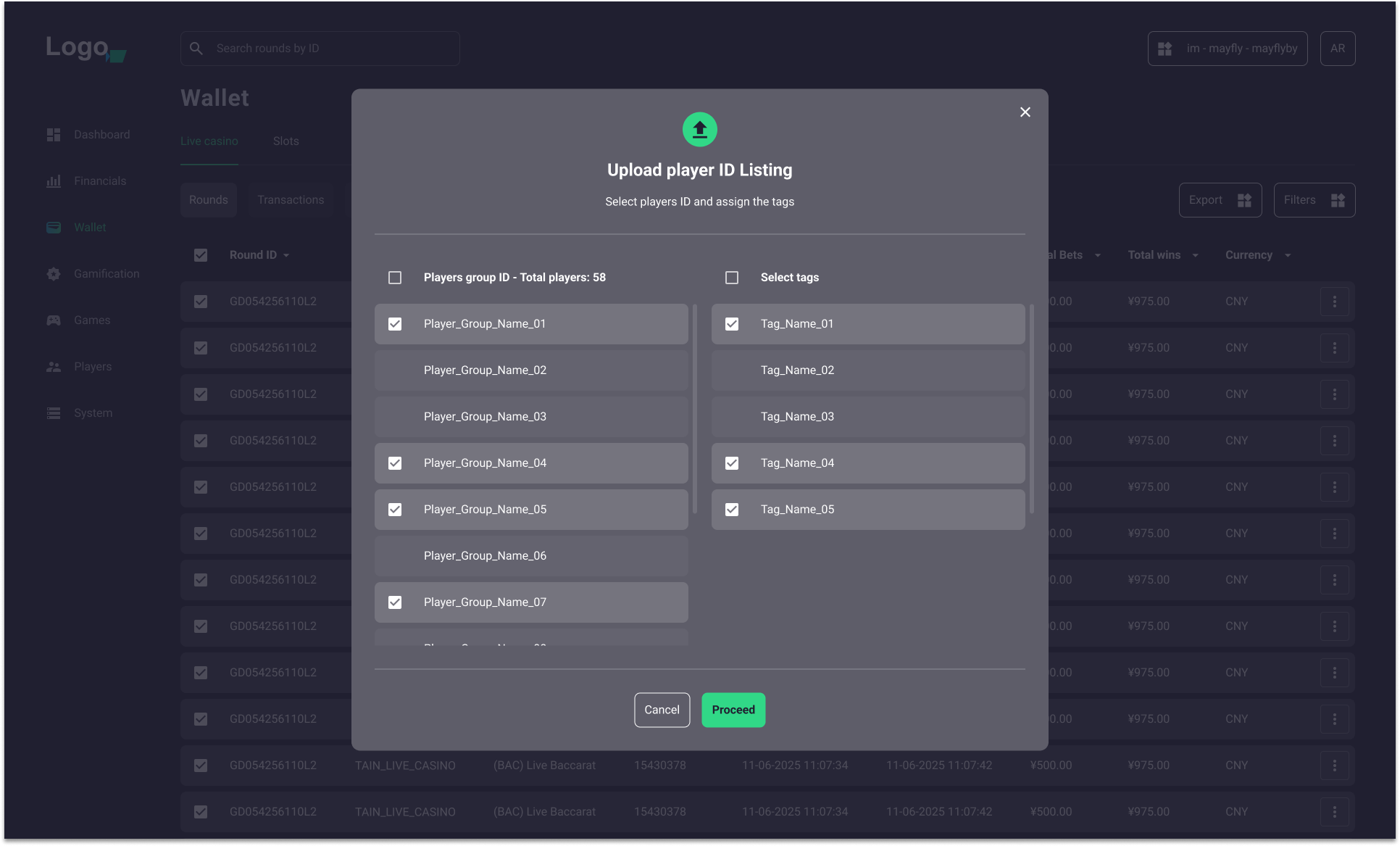 Backoffice-CMSPlatform-WindowModal