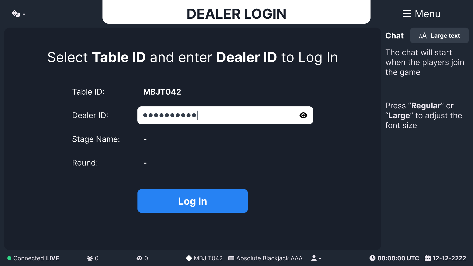 DealerUI-Core-LogIn