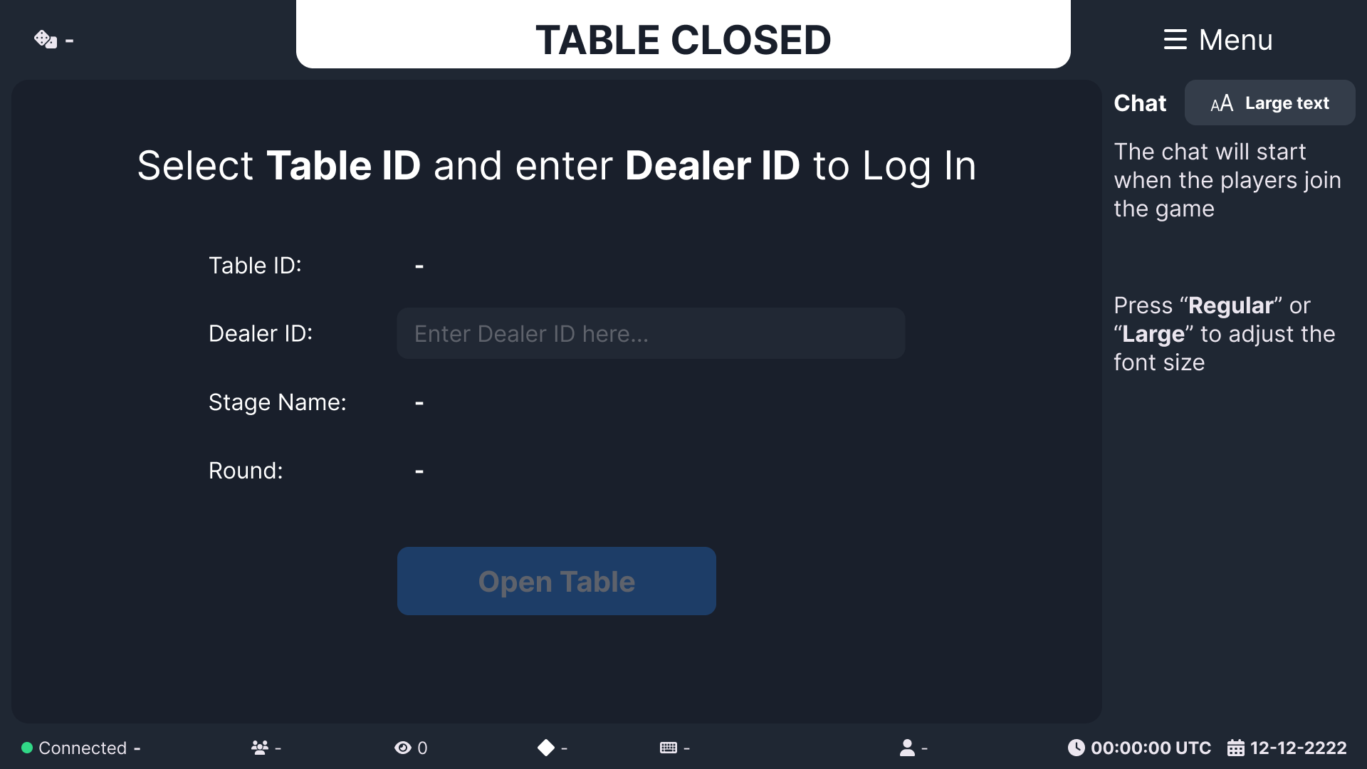 DealerUI-Core-OpeningTable